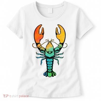 Retro Crawfish Design Louisiana Crayfish Lobster Women's T-Shirt