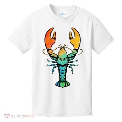 Retro Crawfish Design Louisiana Crayfish Lobster Kids T-Shirt
