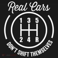 Real Cars Don't Shift Themselves Auto Racing Mechanic Funny Gift Women's Hoodie thumb 2