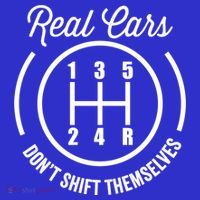 Real Cars Don't Shift Themselves Auto Racing Mechanic Funny Gift Coaster thumb 2