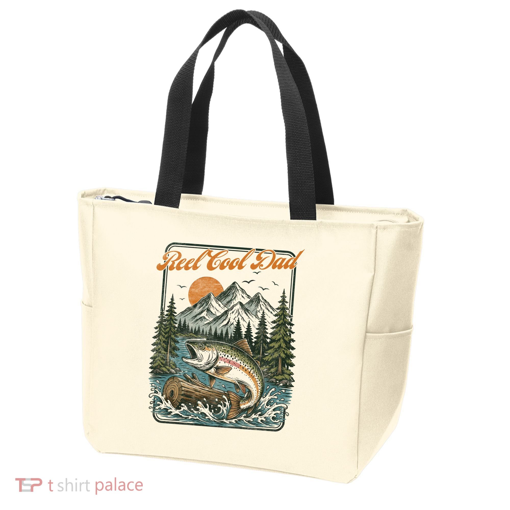 Reel Cool Dad Fishing Tote Bag