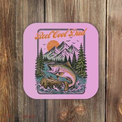 Reel Cool Dad Fishing Coaster