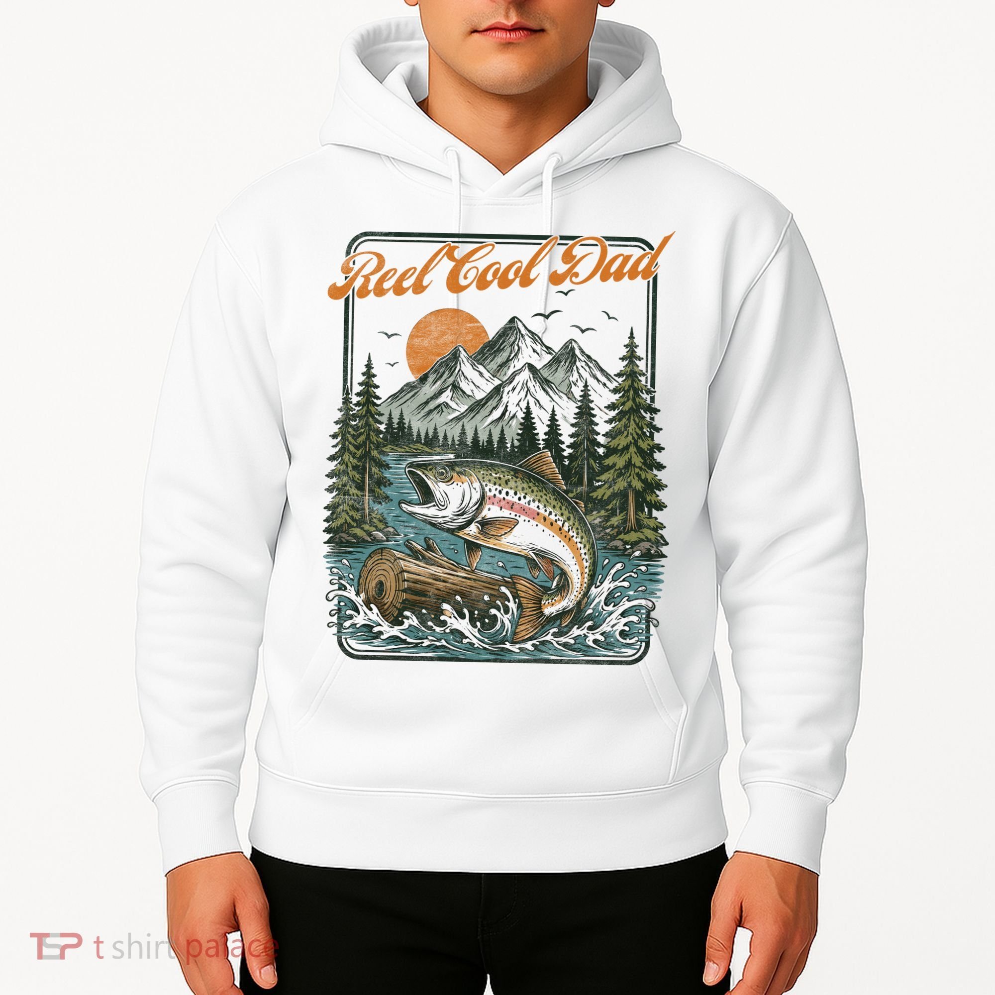 Reel Cool Dad Fishing Hoodie