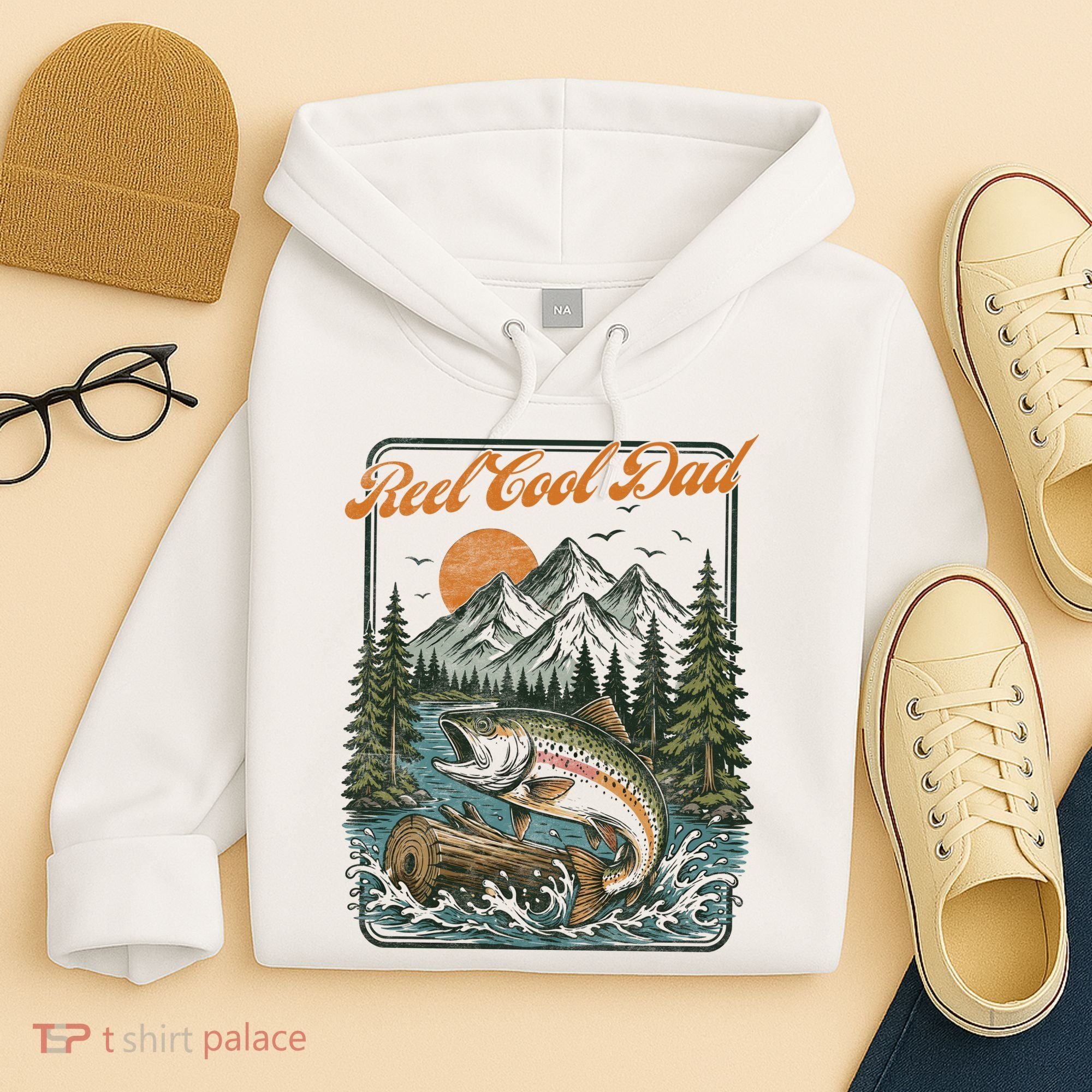 Reel Cool Dad Fishing Hoodie