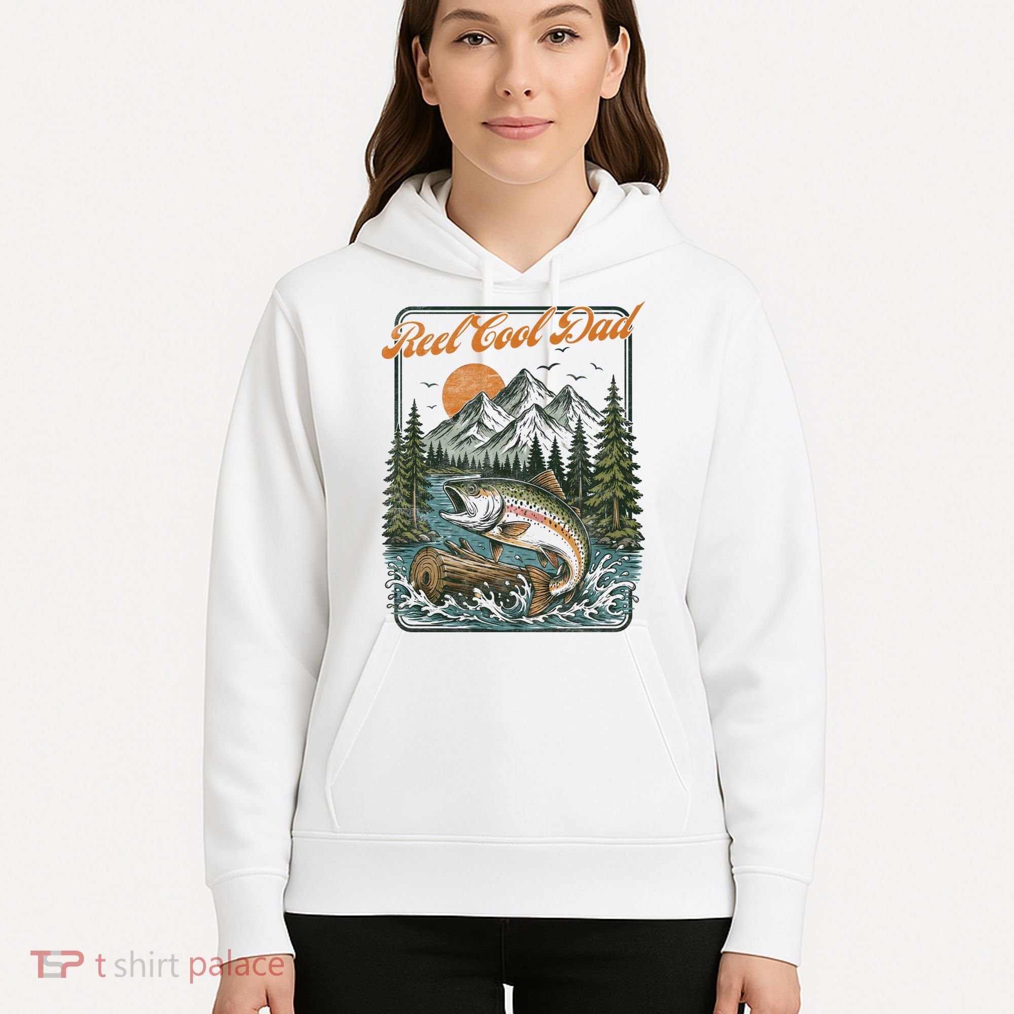 Reel Cool Dad Fishing Hoodie