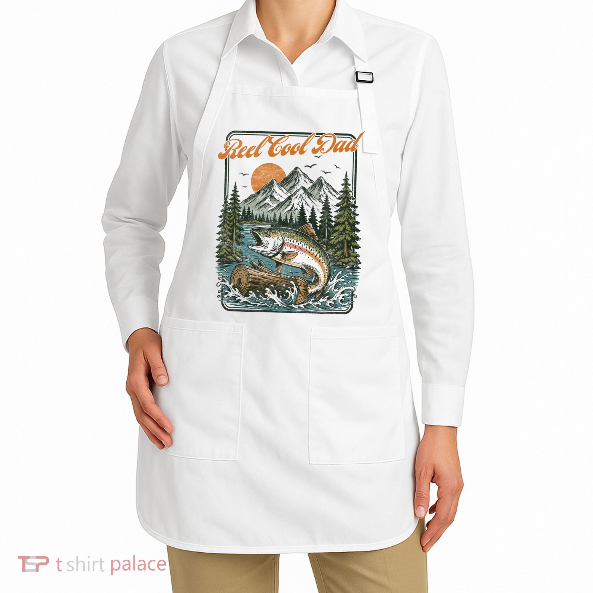 Reel Cool Dad Fishing Apron