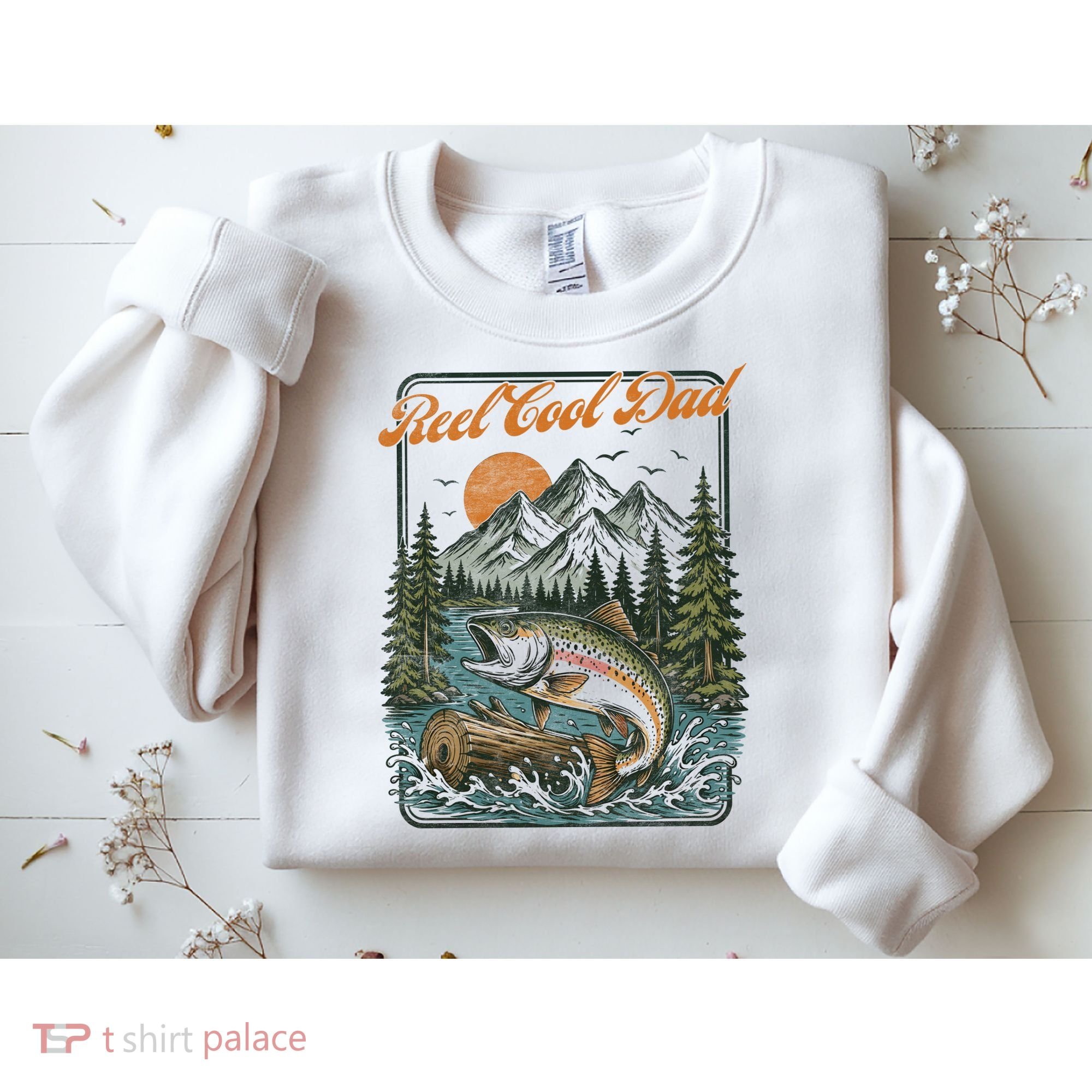 Reel Cool Dad Fishing Sweatshirt