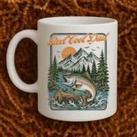 Reel Cool Dad Fishing Coffee Mug thumb 2