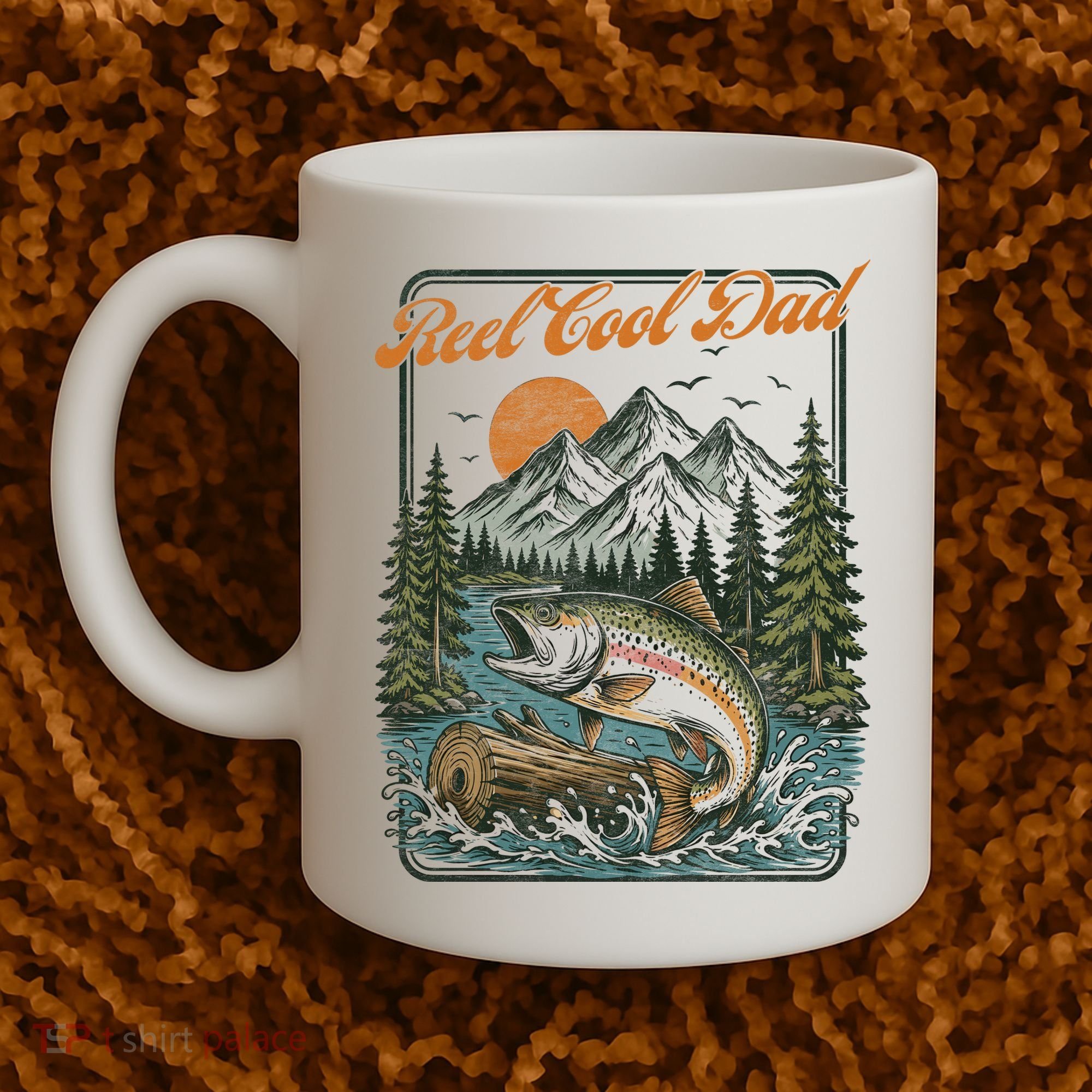 Reel Cool Dad Fishing Coffee Mug
