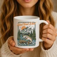 Reel Cool Dad Fishing Coffee Mug thumb 3