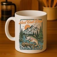 Reel Cool Dad Fishing Coffee Mug thumb 4