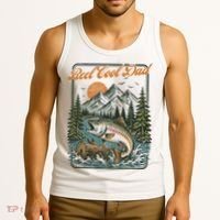 Reel Cool Dad Fishing Tank Top thumb 3