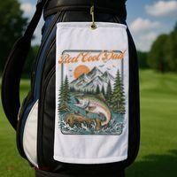 Reel Cool Dad Fishing Golf Towel thumb 2