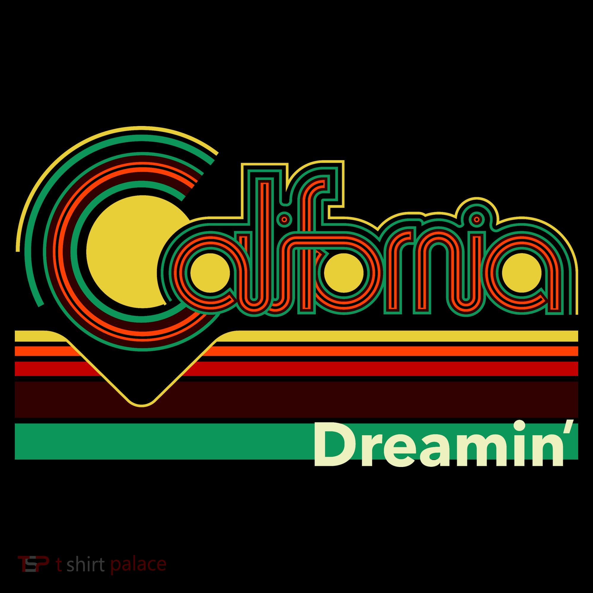 Retro California Dreamin Doggie Tank