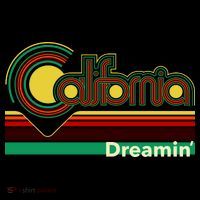 Retro California Dreamin USA-Made Doggie Bandana thumb 2