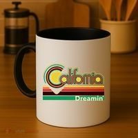 Retro California Dreamin Coffee Mug thumb 4