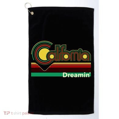 Retro California Dreamin Golf Towel