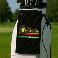 Retro California Dreamin Golf Towel thumb 2
