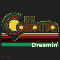 Retro California Dreamin Golf Towel thumb 3