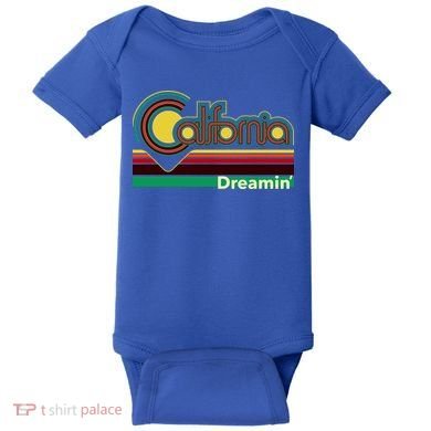 Retro California Dreamin Baby Bodysuit