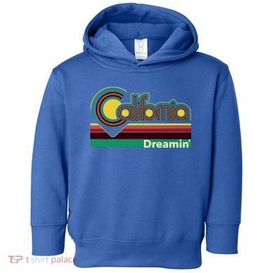 Retro California Dreamin Toddler Hoodie