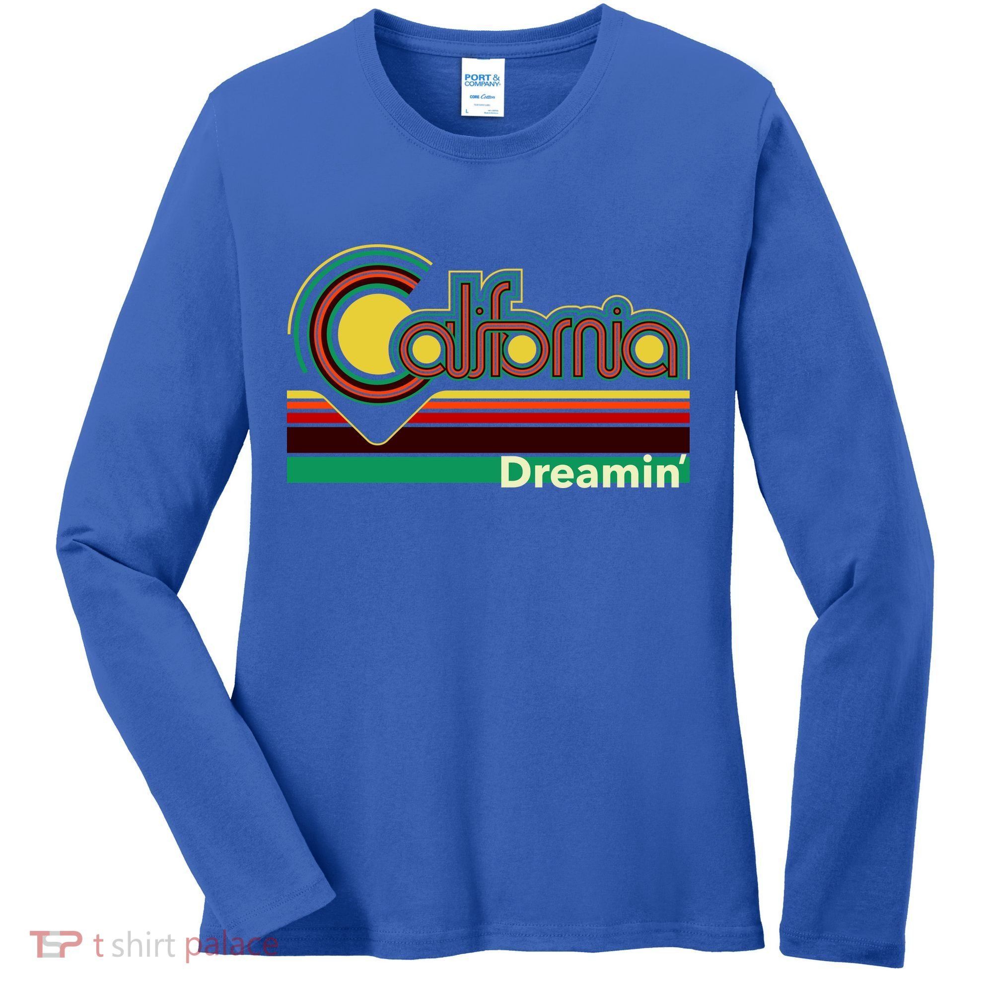 Retro California Dreamin Women's Long Sleeve Shirt