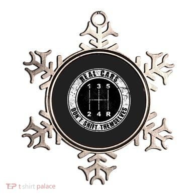 Real Cars Don't Shift Themselves Ual Transmission Gift Ornament