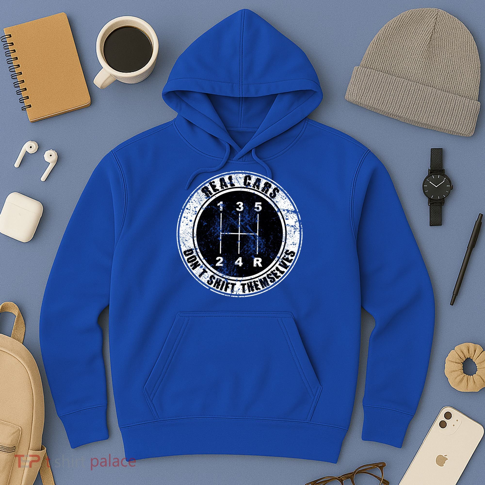 Real Cars Don't Shift Themselves Ual Transmission Gift Hoodie