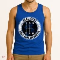 Real Cars Don't Shift Themselves Ual Transmission Gift Tank Top thumb 3