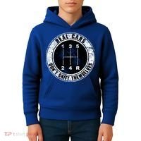 Real Cars Don't Shift Themselves Ual Transmission Gift Kids Hoodie thumb 4