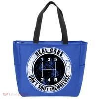 Real Cars Don't Shift Themselves Ual Transmission Gift Tote Bag thumb 0