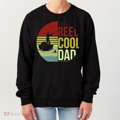 Reel Cool Dad Funny Fishing Fish Women's Sweatshirt