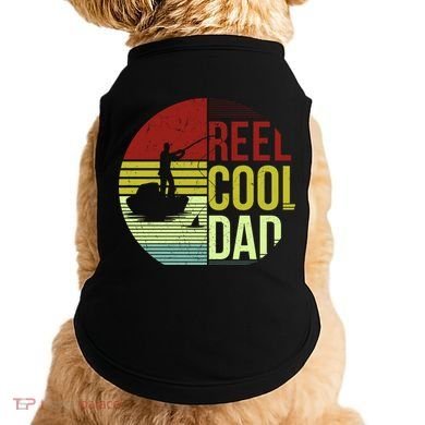 Reel Cool Dad Funny Fishing Fish Doggie Tank