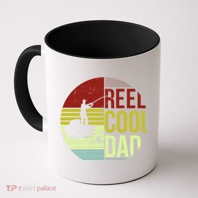 Reel Cool Dad Funny Fishing Fish Coffee Mug