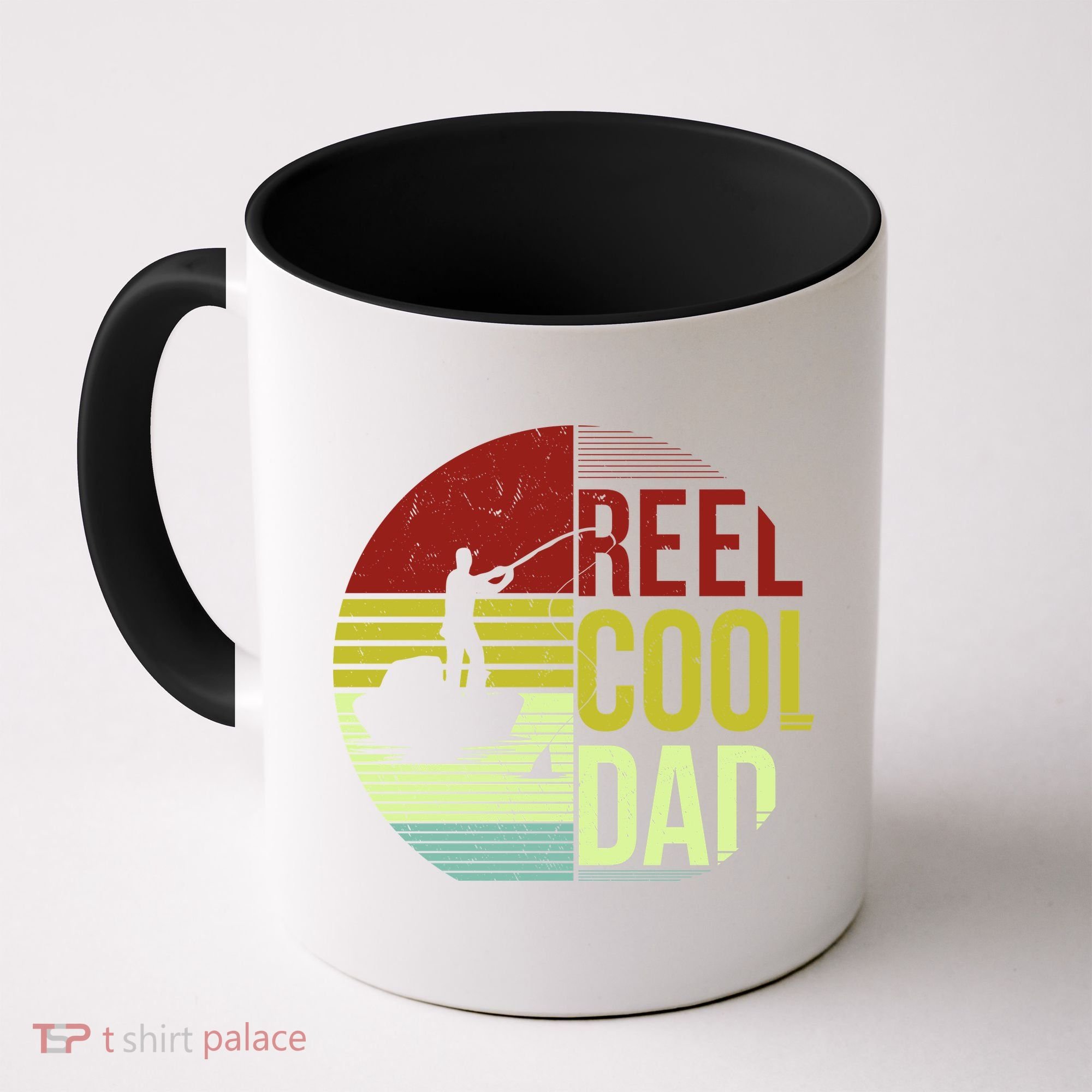 Reel Cool Dad Funny Fishing Fish Coffee Mug