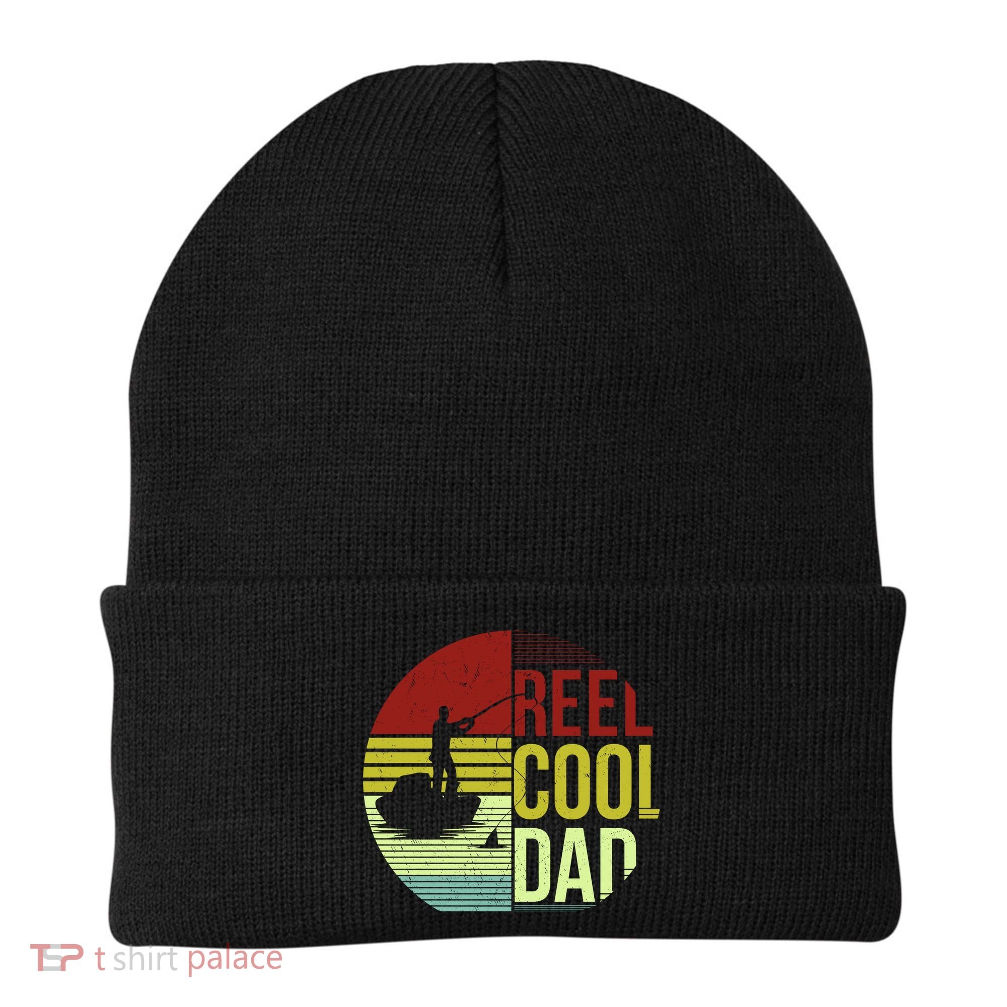 Reel Cool Dad Funny Fishing Fish Beanie