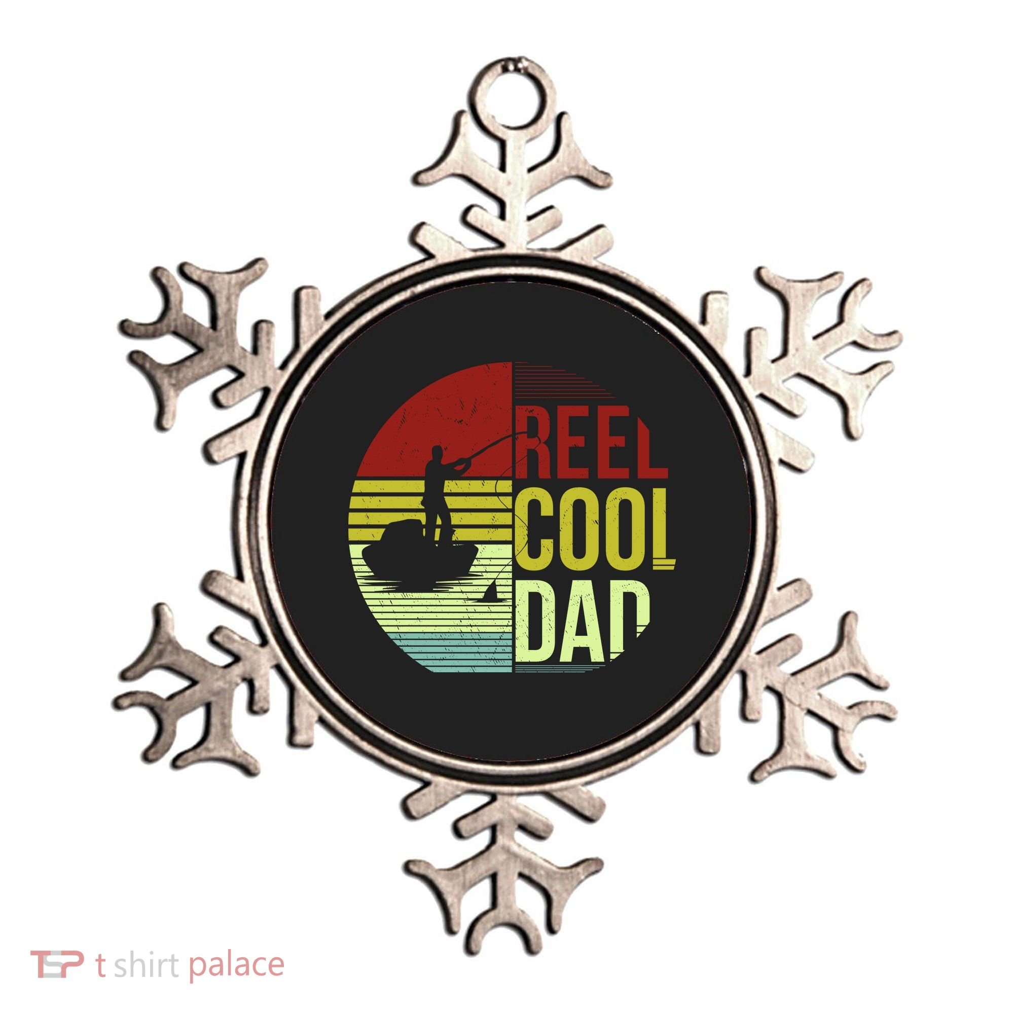 Reel Cool Dad Funny Fishing Fish Ornament