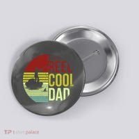 Reel Cool Dad Funny Fishing Fish Button thumb 0