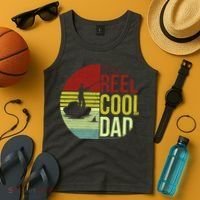 Reel Cool Dad Funny Fishing Fish Tank Top thumb 4
