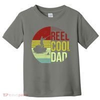 Reel Cool Dad Funny Fishing Fish Toddler T-Shirt thumb 0