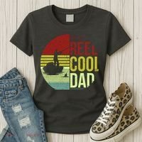 Reel Cool Dad Funny Fishing Fish Women's T-Shirt thumb 3