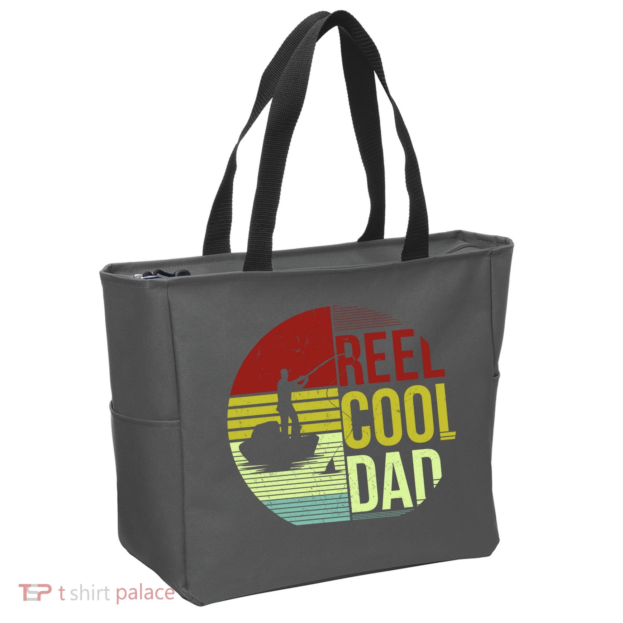Reel Cool Dad Funny Fishing Fish Bag
