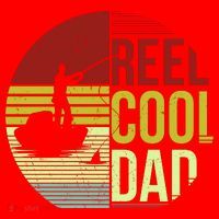 Reel Cool Dad Funny Fishing Fish Santa Hat thumb 1