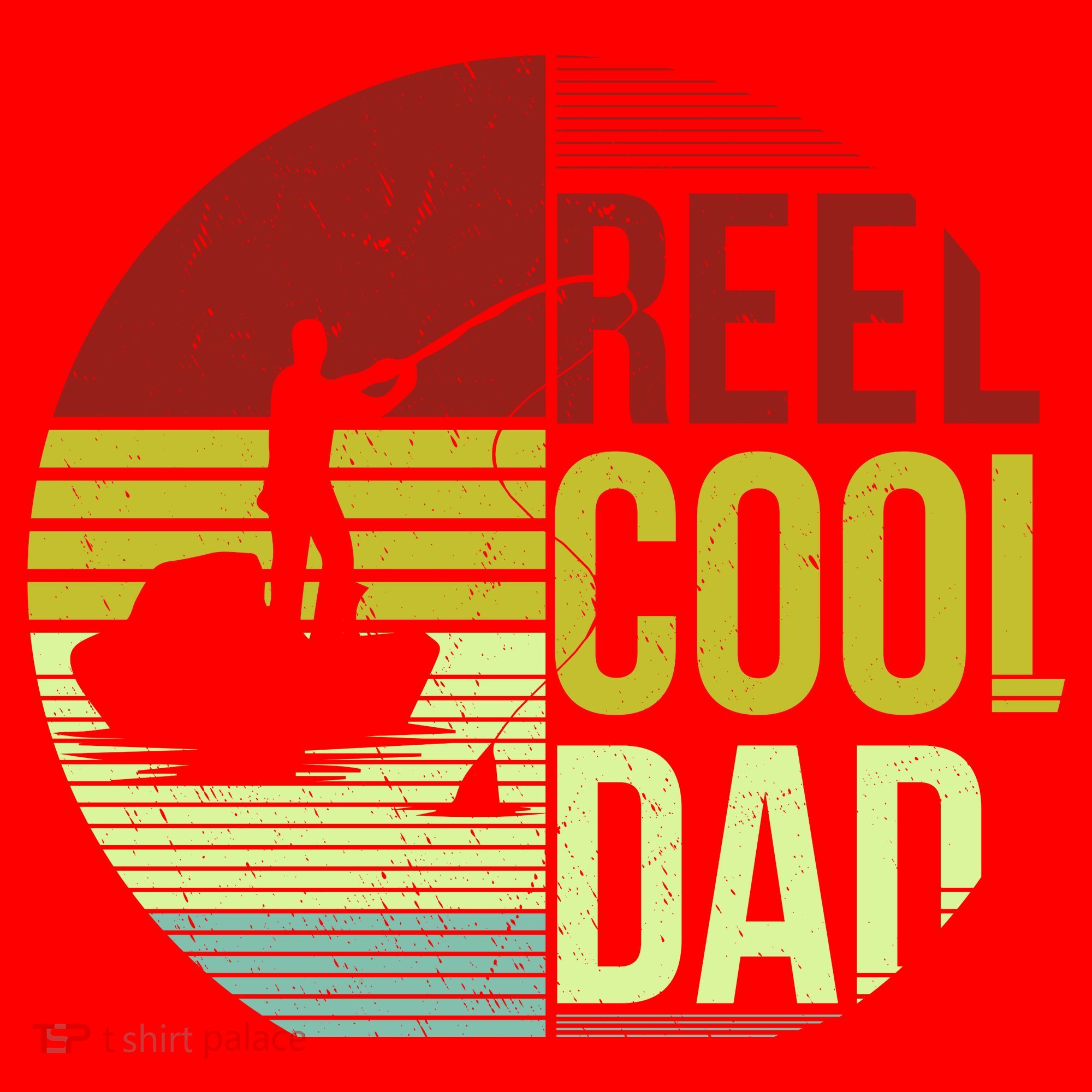 Reel Cool Dad Funny Fishing Fish Santa Hat