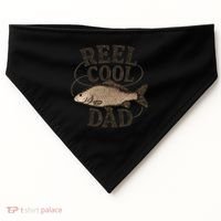 Reel Cool Dad - Perfect Gift for Father's Day USA-Made Doggie Bandana thumb 0