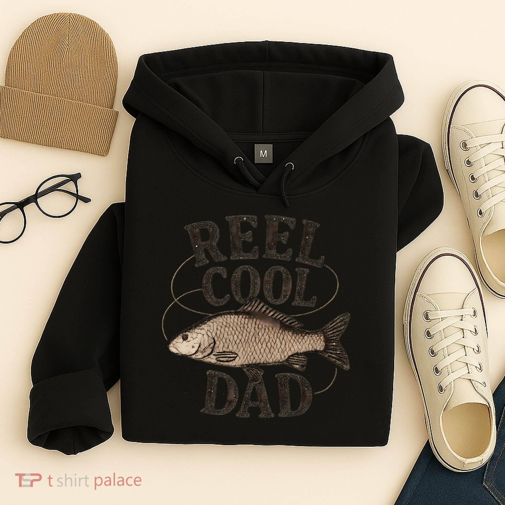 Reel Cool Dad - Perfect Gift for Father's Day Hoodie