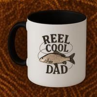 Reel Cool Dad - Perfect Gift for Father's Day Coffee Mug thumb 2