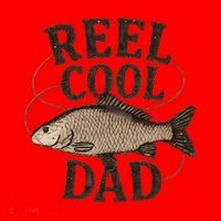 Reel Cool Dad - Perfect Gift for Father's Day Santa Hat thumb 1
