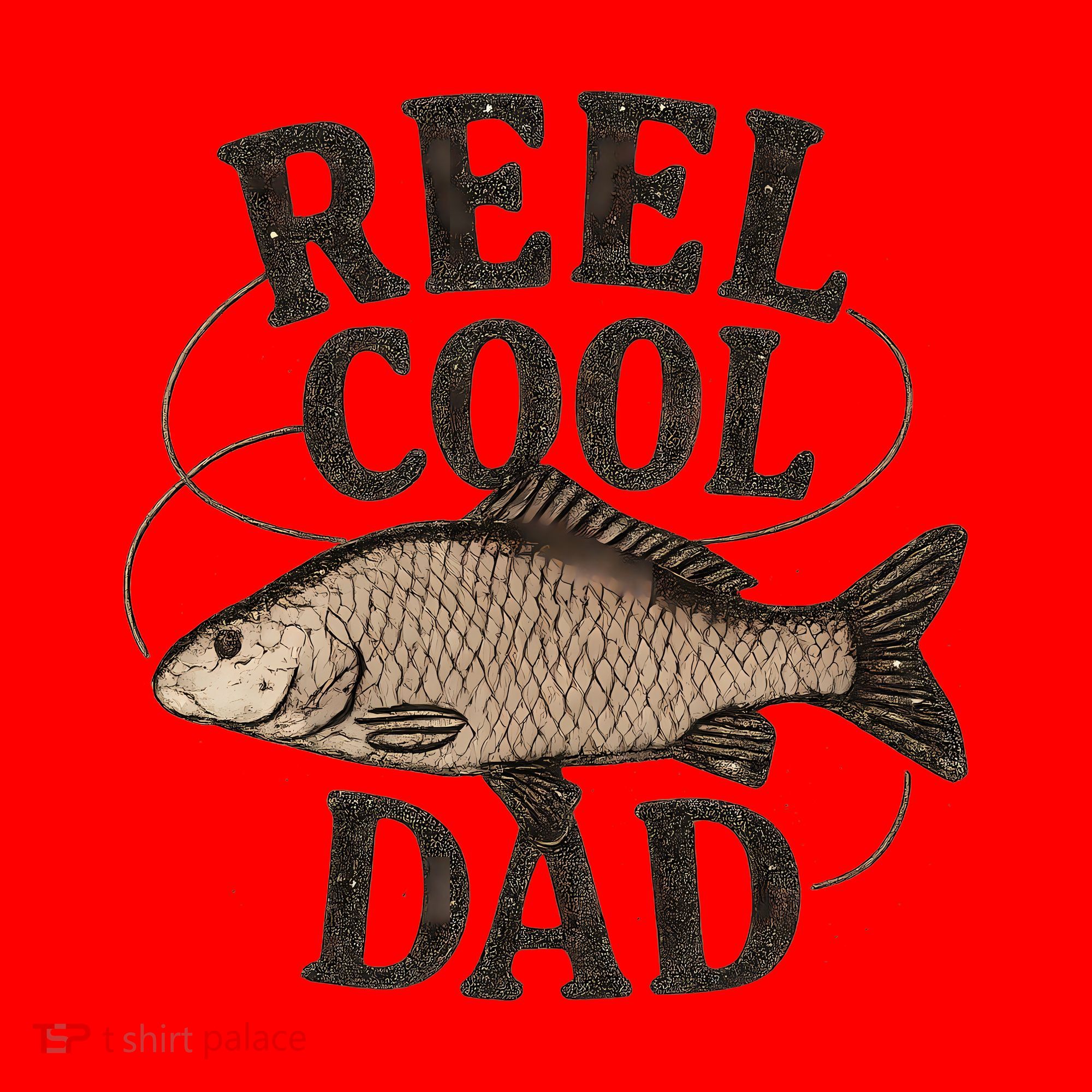 Reel Cool Dad - Perfect Gift for Father's Day Santa Hat