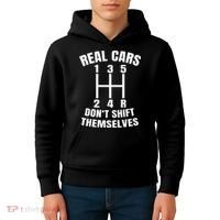 Real Cars DonT Shift Themselves Mechanic Auto Racing Kids Hoodie thumb 4